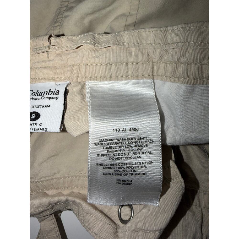 Columbia women’s tan light weight shorts - Picture 8 of 12
